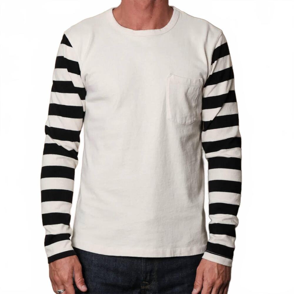 NEW FREENOTE CLOTH shifter tee in natural combo